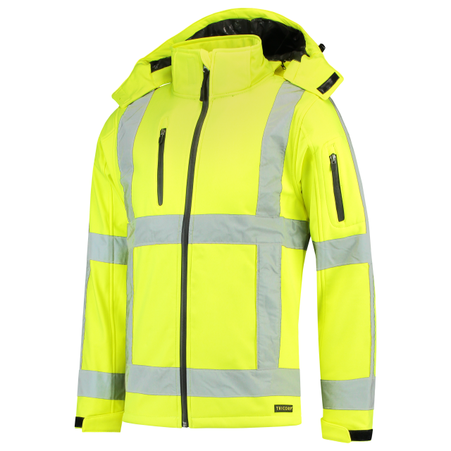 Tricorp Softshell RWS - Yellow — achterkant