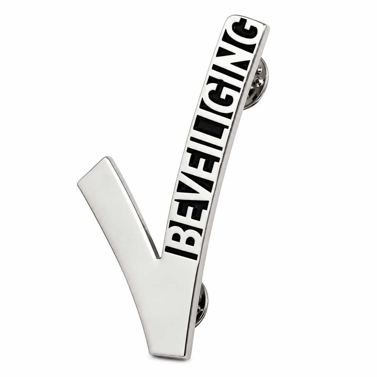Beveiligings embleem - V Badge — voorkant
