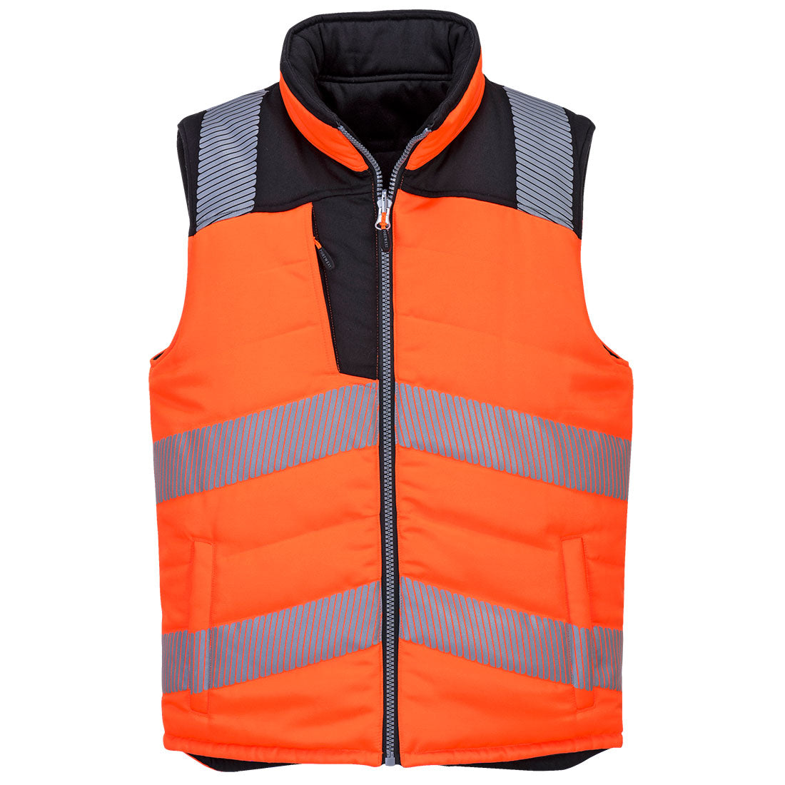 Portwest PW374 - PW3 Hoge zichtbaarheid Bodywarmer - Dubbelzijdig — voorkant