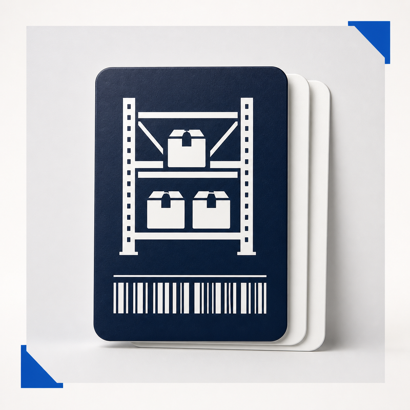 Magazijn locatie sticker
