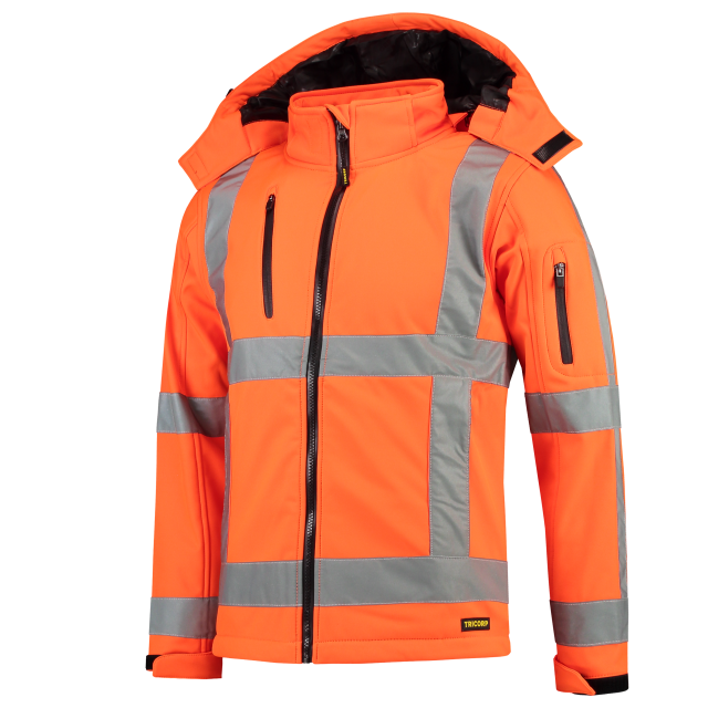 Tricorp Softshell RWS - Orange — achterkant