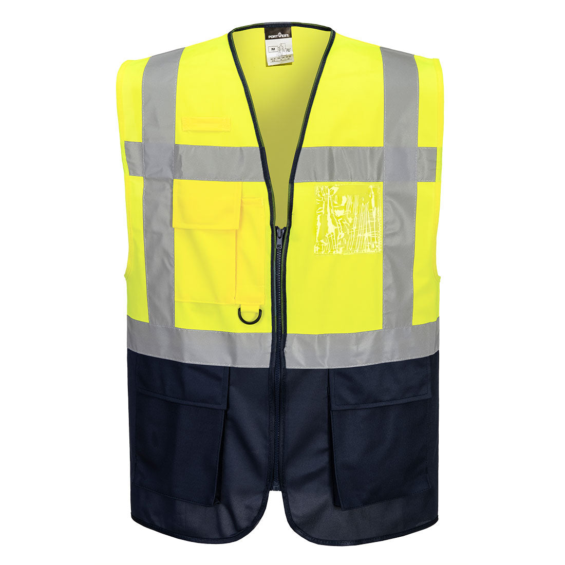 Portwest C476 - Warsaw Hi-Vis Contrast Executive Vest