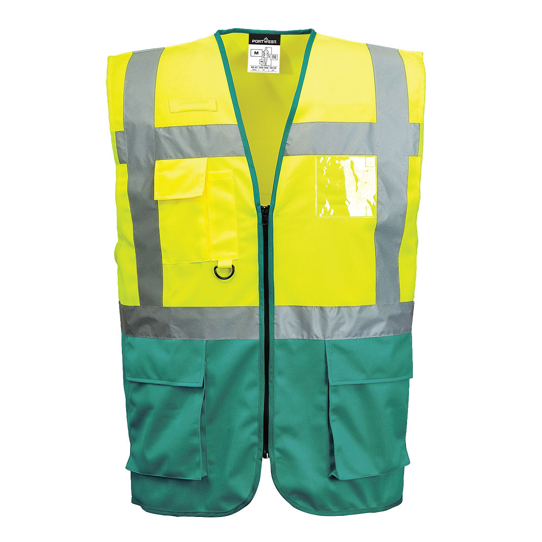 Portwest C476 - Warsaw Hi-Vis Contrast Executive Vest