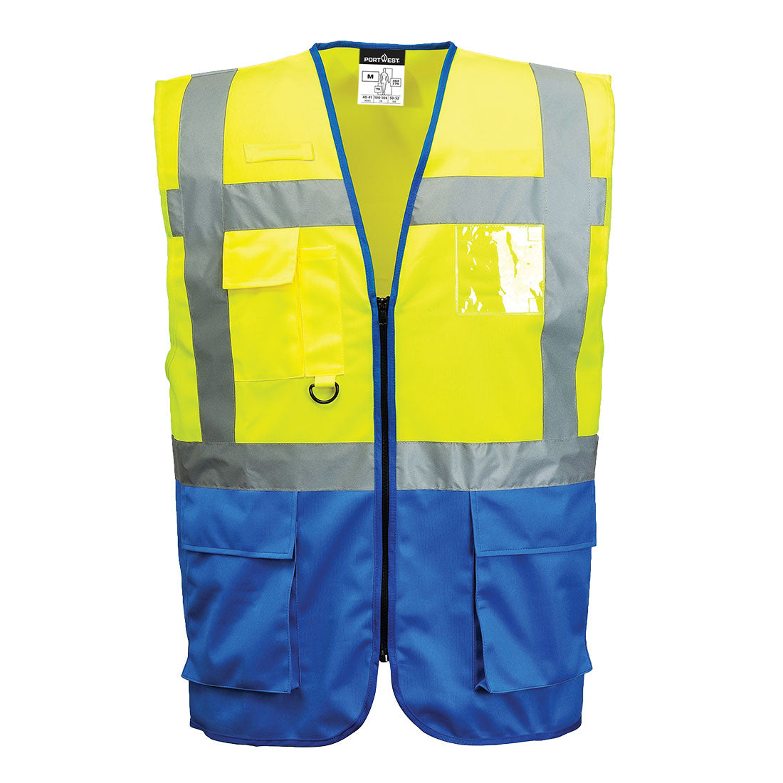 Portwest C476 - Warsaw Hi-Vis Contrast Executive Vest