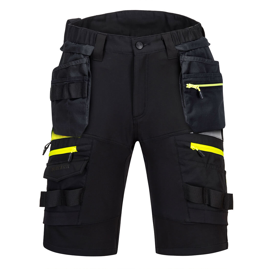 Portwest DX444 - DX4 afneembare korte broek met holsterzakken — voorkant