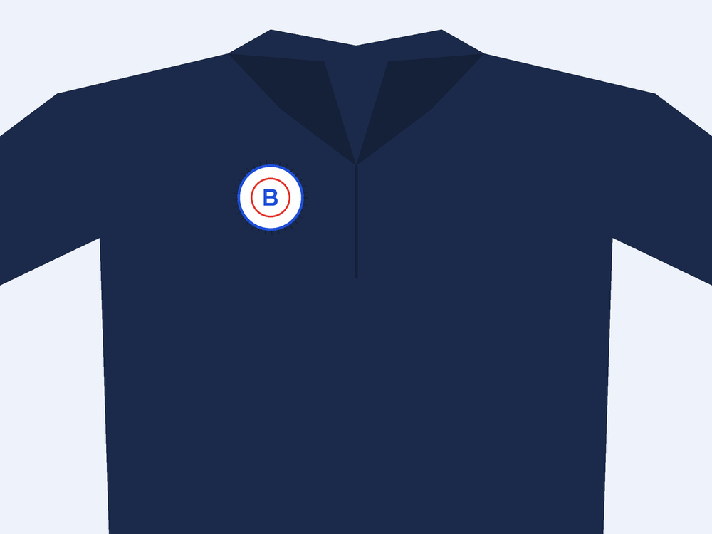 Bedrukt logo op bedrijfskleding